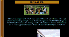 Desktop Screenshot of fremontgsd.com